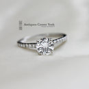 Platinum Certified Diamond 0.99ct Solitaire Ring