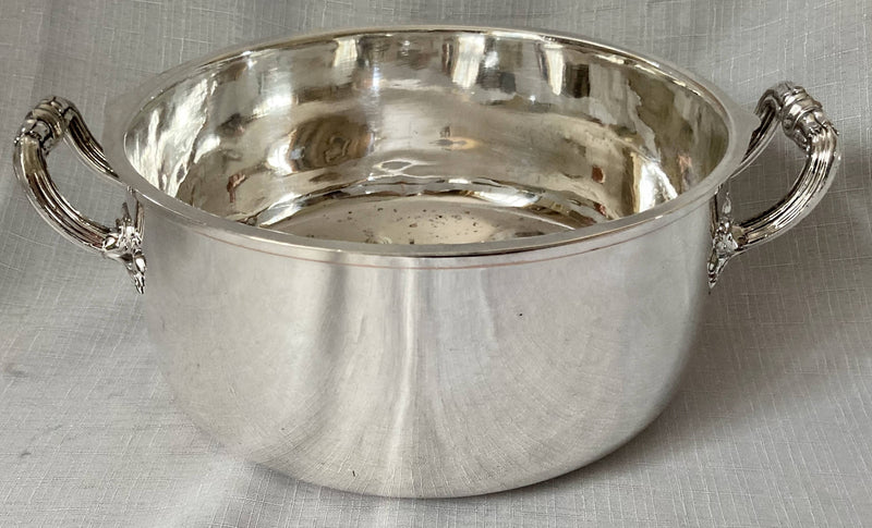 Matthew Boulton Old Sheffield Plate Souffle Dish with Insignia for Coldstream Guards, circa 1820.