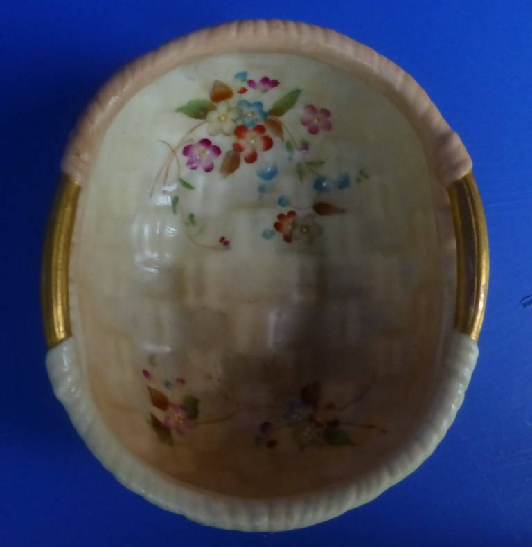 Royal Worcester Blush Ivory Bowl C1906