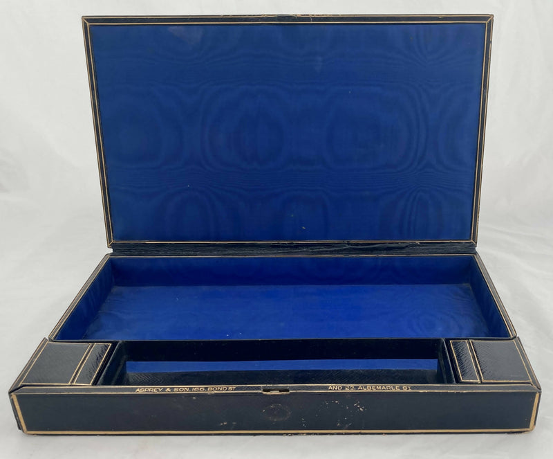 Victorian Travelling Writing Box. Asprey & Son, London circa 1870 - 1880.