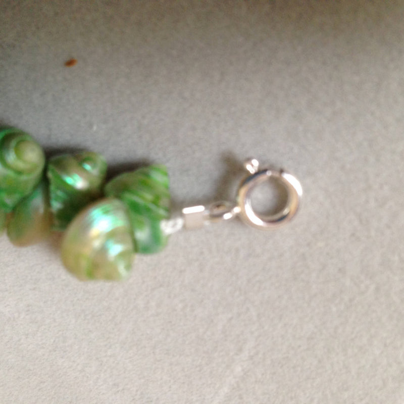 Vintage coloured seashell bracelet
