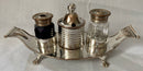 Georgian, George III, Old Sheffield Plate inkstand, circa 1800.