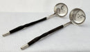 Victorian Pair of Scottish Silver Cream Ladles. Glasgow 1850/52.