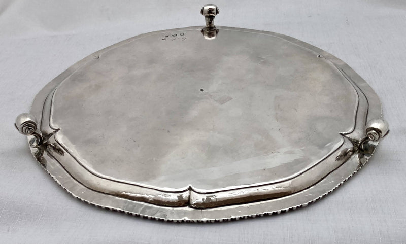 Georgian, George II, Silver Salver, Arms of Holland. London 1759 John Cormick. 36 troy ounces.