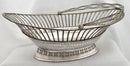 Georgian, George III, Old Sheffield Plate Cake Basket, circa 1780. Gray Family Crest.