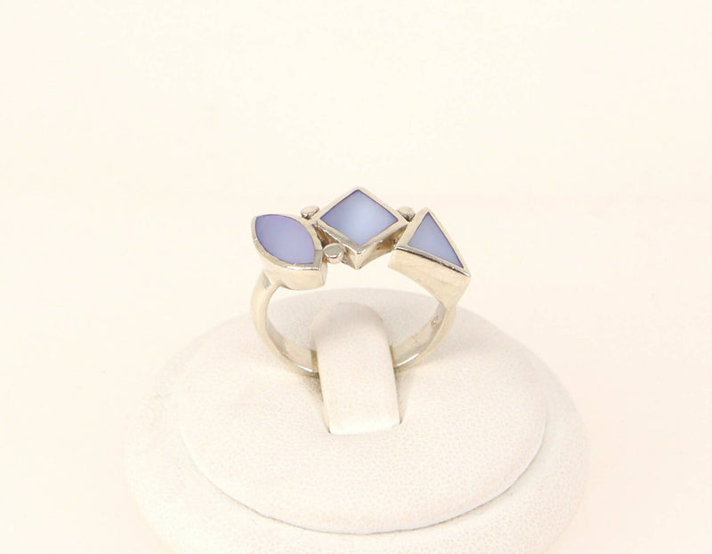 Silver & Mother of Pearl Designer Ring