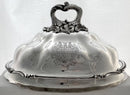 Georgian Old Sheffield Plate Armorial Meat Dome. Arms of Wheeler & Ray. Roberts, Smith & Co. Sheffield, circa 1830.