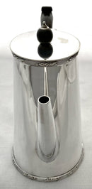 Edwardian Silver Plated Coffee Pot. Asprey & Co. circa 1905.