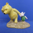 Royal Doulton Winnie The Pooh Figurine Pooh and Piglet The Windy Day WP2 (70th Anniversary Backstamp) (Boxed)