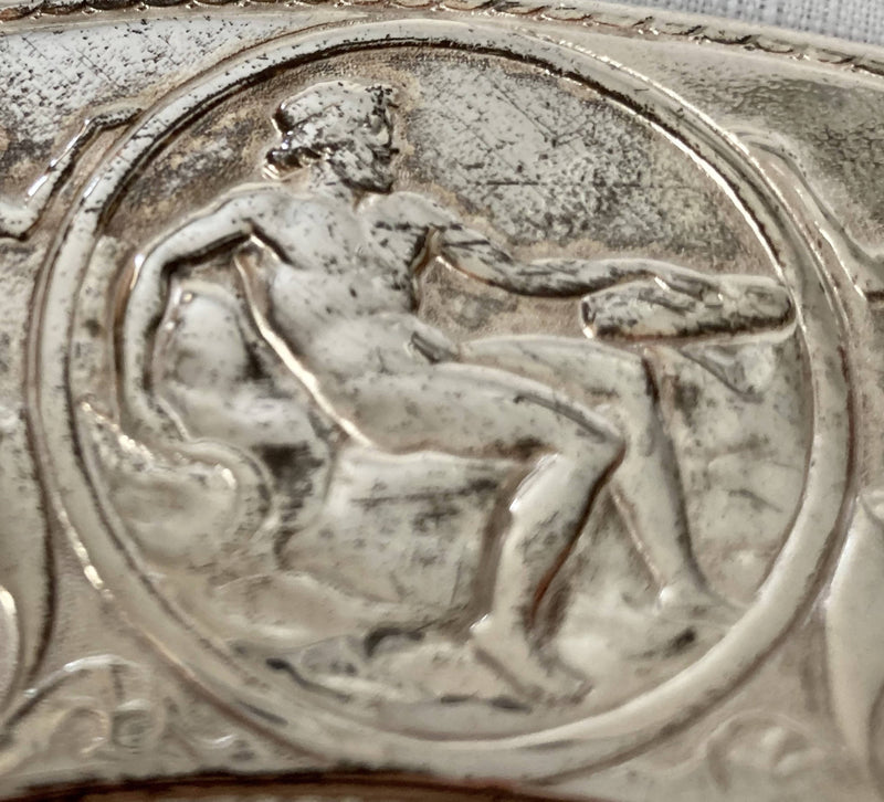 Victorian Silver Plated Dish in the Neo-Classical Style, probably Elkington, circa 1870 - 1880.