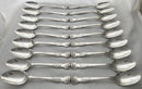 Georgian, George III, Set of Eighteen Silver King's Pattern Tablespoons, Crested for Maltby. London 1810 Paul Storr. 63 troy ounces.