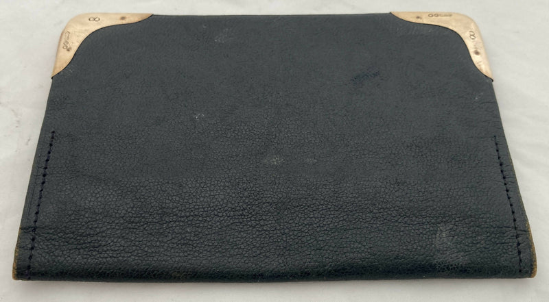 Edwardian Gold Mounted Leather Wallet. London 1910 Franz Schiebner.