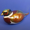 Royal Crown Derby Paperweight Woodland Pheasant