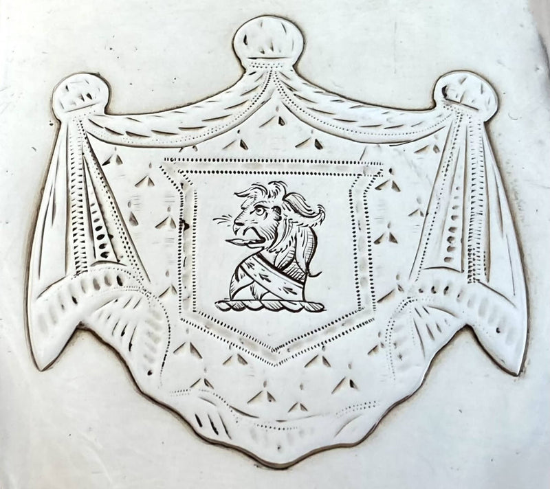 Georgian, George III, Style Silver Plated Coffee Pot.
