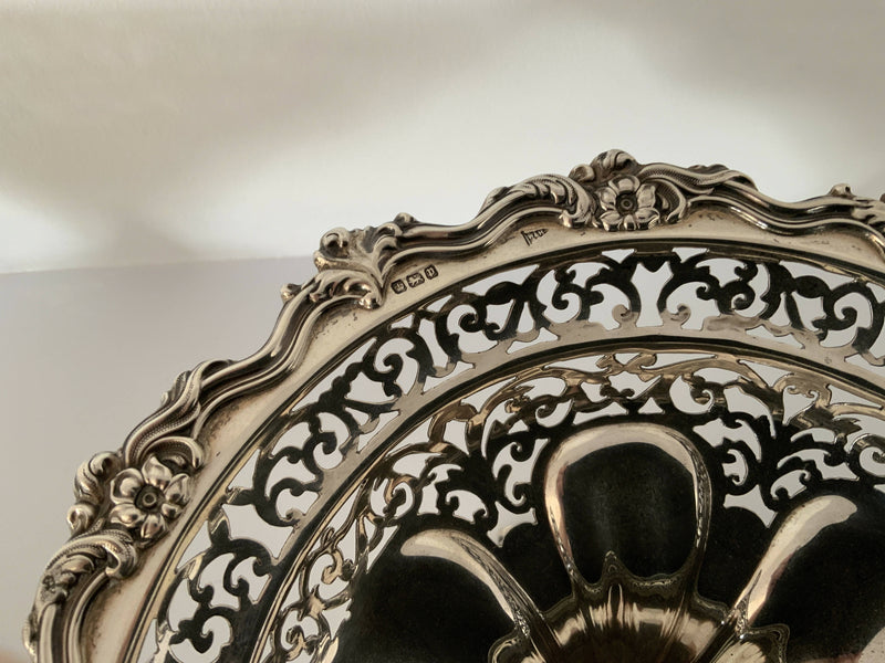 Edward Vll Sterling silver tazzas