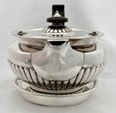 Georgian, George III, Silver Teapot & Stand. London 1808 William Burwash & Richard Sibley. 21 troy ounces.