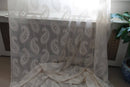 Kashmir - antique design shimmer Curtain Panelling - 66 x 62” Inches long- to finish