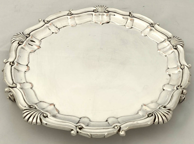 An Early 20th Century Silver Plate on Copper Salver.