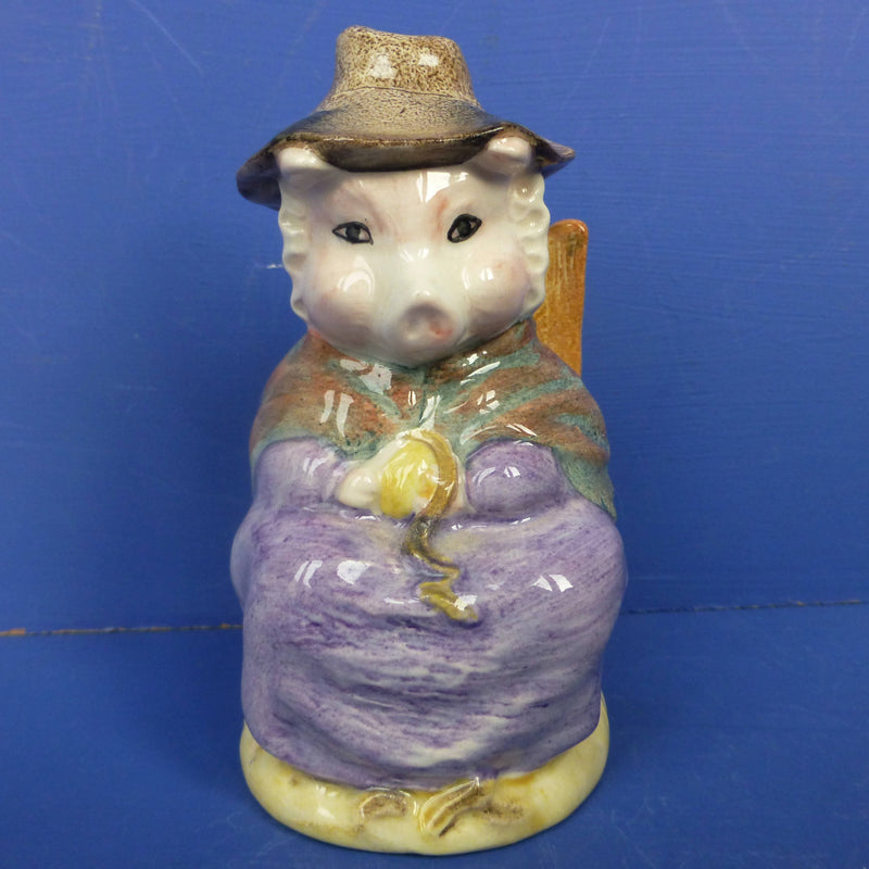 Royal Albert Beatrix Potter Figurine - And This Pig Had None - Boxed