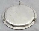 Graduated Pair of Silver Plated Salvers with Monogram for Alfred de Rothschild.