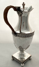 A Georgian, George III, Old Sheffield Plate Claret Jug, circa 1770 - 1780.