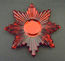 Baccarat 2014 red glass Christmas decoration