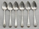 Georgian, George III, Set of Six Silver Teaspoons. London 1806 Peter & William Bateman. 2 troy ounces.