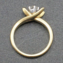 18ct gold .3 carat diamond solitaire ring