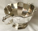 Asprey, George V, Twin Handled Silver Bowl of Dodecagon Form. Sheffield 1911 Asprey & Co. Ltd. 41 troy ounces.