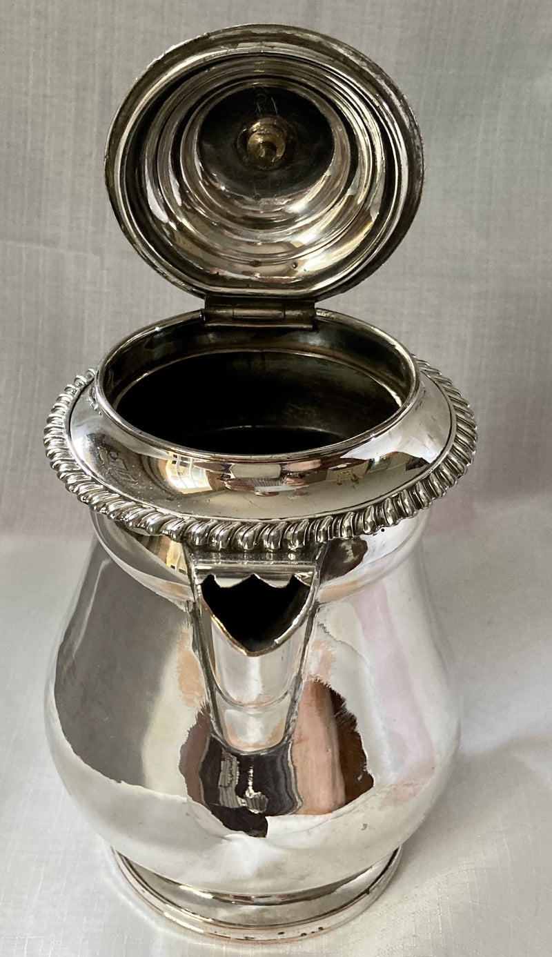 Georgian, George IV, Old Sheffield Plate Coffee Pot, circa 1820.
