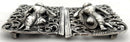 Late 19th Century Burmese White Metal Figural Relief Buckle.