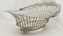 Georgian, George III, silver swing handle basket, Sheffield 1791 Richard Morton & Co. 17 troy ounces