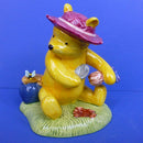 Royal Doulton Winnie The Pooh Figurine - The Perfect Hat For Gardening WP70