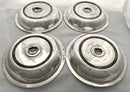 Georgian Set of Four Old Sheffield Plate Circular Entree Dishes & Covers, circa 1810 - 1830.