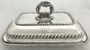 Georgian Old Sheffield Plate Crested Entree Dish & Cover, circa 1820.