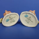 Royal Doulton Limited Edition Small Character Jugs Ronnie Corbett O.B.E. and Ronnie Barker O.B.E. (The Two Ronnies)