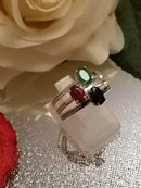 New Sterling Silver Set of three Sterling Silver Rings - N