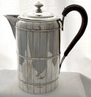Georgian, George III, Silver "Coopered Barrel" Coffee Biggin. London 1796 John Touliet. 16 troy ounces.