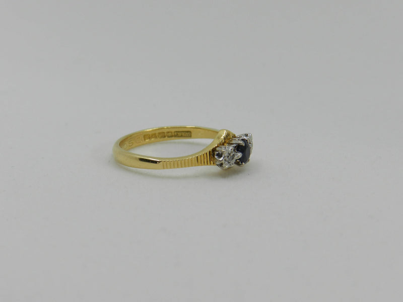 Diamond and Sapphire Ring
