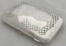 Edwardian Silver Cigar Case. Birmingham 1908 Elkington & Co. Ltd. 5.5 troy ounces.