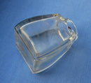 Antique Silver & Cut Glass Glue Pot/Brush/Hallmarked Birmingham 1910