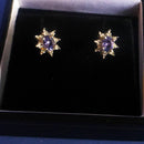 Silver Tanzanite Earrings