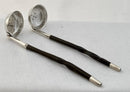 Victorian Pair of Scottish Silver Cream Ladles. Glasgow 1850/52.