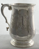 Georgian, George III, Silver Tankard. London 1773 John Dare. 9.2 troy ounces.