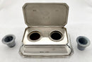Edwardian, Silver Inkstand. London 1910 Asprey & Co Ltd. 12.6 troy ounces.