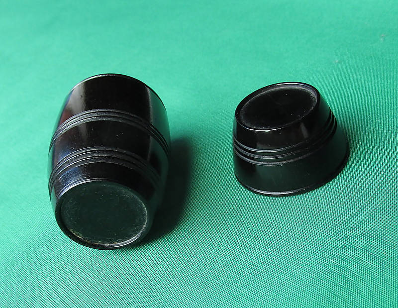 Lignum Vitae Barrel Shaped Travelling Inkwell/Ring Turned Decoration