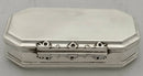 George V Silver Casket. London 1912 Robert Frederick Fox. 7.4 troy ounces.