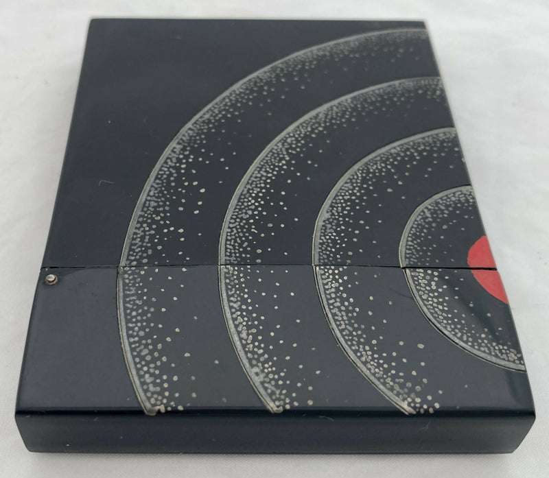 French Art Deco Painted Bakelite Cigarette Case, circa 1935.