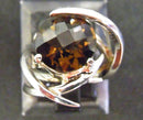 Jake: Smokey quartz silver ring