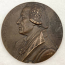 Bronze Relief Medallion for the French Navy Aviso 'Bougainville' & Admiral Louis Antoine de Bougainville.